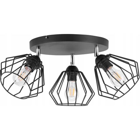 PLAFONNIER SUSPENDU LUSTRE PLAFONNIER DIAMANT LED (1/5)