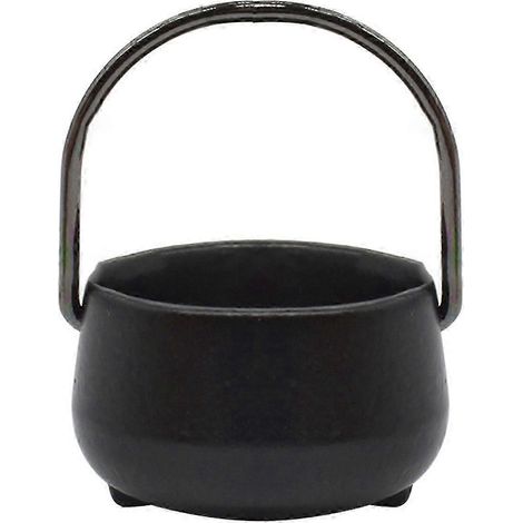 Mini pot miniature suspendu pour maison de poupée, figurine de chaudron miniature décorative pour maison de poupée-A
