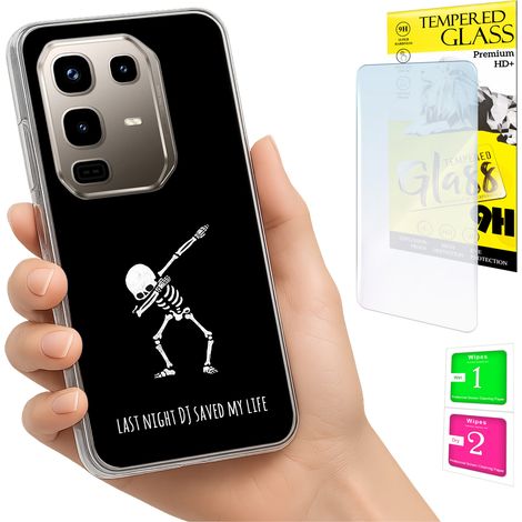 Funda para Infinix Note 50 Pro 4G con foto, cubierta trasera y cristal 9H. (1/5)