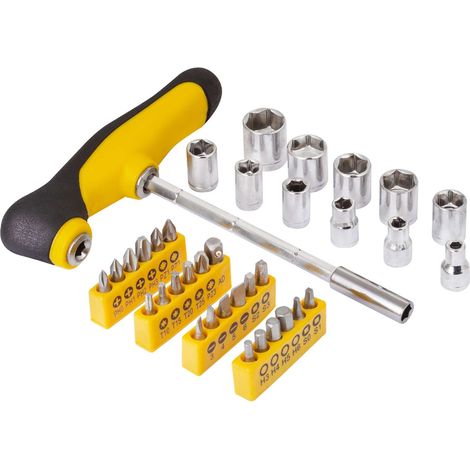 Schraubendrehersatz Fieldmann fds 1017-37r T-Griff Magnetisch (1/2)