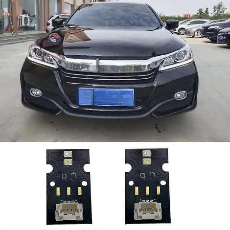 Passend für Honda Accord der 9. Generation: Halbtag-Lauflicht-Treibermodul, Computer-Vorschaltgerät, Glühbirne, weiße Angel Eyes DRL LED-Chips – 1 Stück