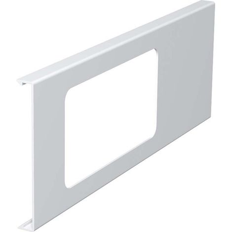 OBO Bettermann Oberteil für Geräteeinbau 2-fach 110x300mm Polyvinylchlorid reinweiß RAL 9010, 6194109 (1/2)