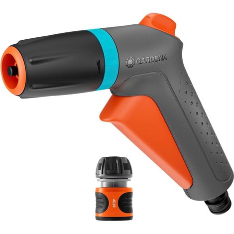 Klassische Reinigungspistole + Aquastop-Anschluss 1/2"–5/8" GARDENA