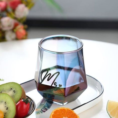 Verres pour couple MR et MRS, Ensemble de tasses à vin, Tasses de mariage pour les mariés, Verres à vin Cadeaux pour MR et MRS MUG (1/5)