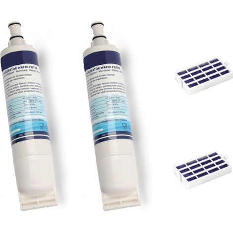 2 FILTRI ACQUA FRIGORIFERO WHIRLPOOL AMERICANO + 2 FILTRI ANTIBATTERICI  FF1