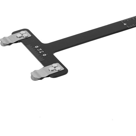 Équerre en acier inoxydable pour arc, accessoire de tir à l'arc (noire) (1/5)