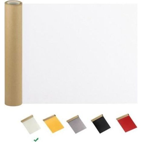 pair Patch de Réparation - PU - 50x137cm - Autocollant - Multi-usages - Blanc