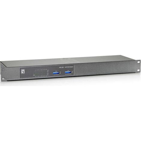 LevelOne Conmutador FEP-1601W120 PoE Fast Ethernet de 16 puertos, 120W (1/2)
