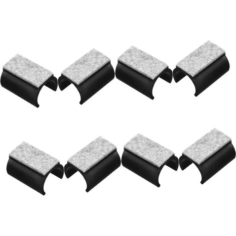 Lot de 8 protège-pieds de chaise en forme de U, embouts antidérapants (1/5)
