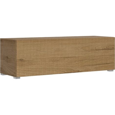 Mobile con Anta a Ribalta 133,6x40x39,6 cm con piedini Quercia Naturale