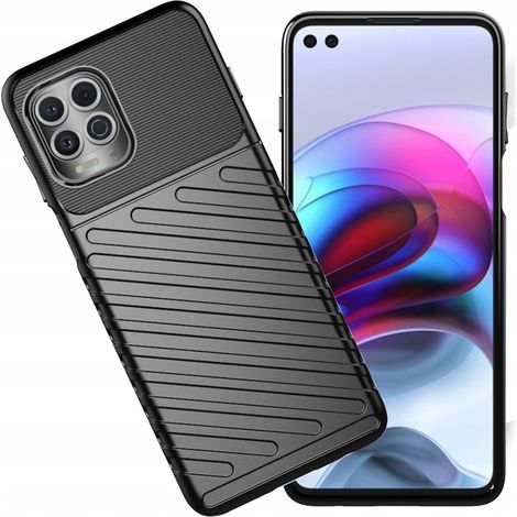 Étui de protection flexible Thunder Case pour Motorola Moto G100 / Edge S noir (1/5)