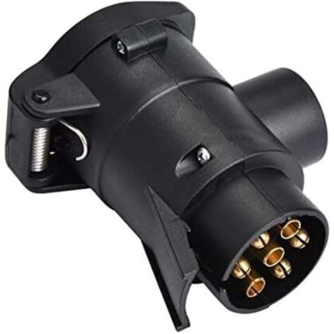 Adaptateur Prise Remorque 7 13 Broches Convertisseur Connecteur Attelage Caravane 12V (1/4)
