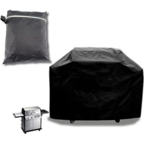 Grillabdeckung – Wasserdicht und staubdicht – Schwarz – 145 x 61 x 117 cm (1/3)