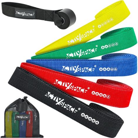 Set mit 5 Stoffbändern für CrossFit-Klimmzüge – Powerband
