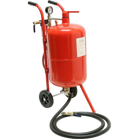 Varan Motors - NESB-02-2 MOBILER SANDSTRAHLER 38 LITER SANDSTRAHLGERÄT MOBIL SANDSTRAHLEN INKL. ZUBEHÖR (1/5)