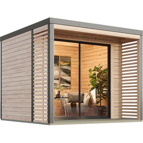 GH Saturn A natur 273x273x227 m.Fußboden graualuminium
