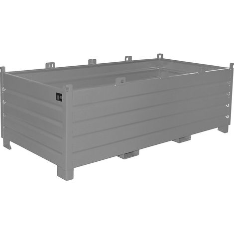 Bauer Südlohn système de bac collecteur SBS 2000, peint, gris souris