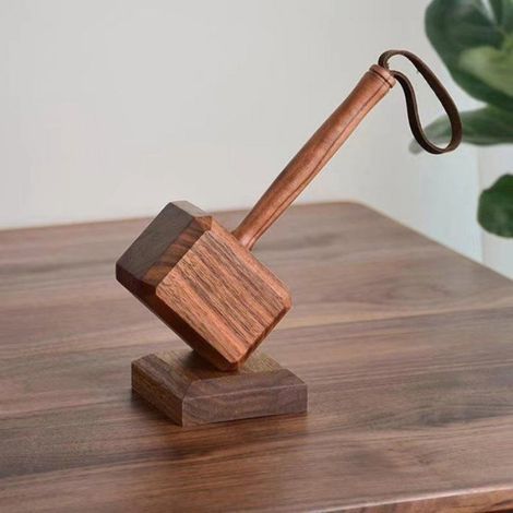 Ouvre-bouteille - Bois de hêtre - Base magnétique - Pour réfrigérateur ou surface métallique - Décoration bar et extérieur - 1 pièce (1/3)
