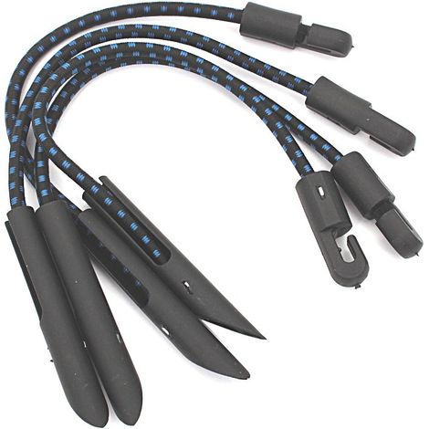Caoutchouc de fixation pour bâche 25 cm, 4 pièces