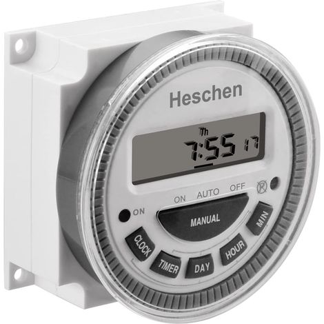 Relais programmable hebdomadaire TM-619-4, CN304, DC 12 V 16 A SPST 5 Broches (1/5)