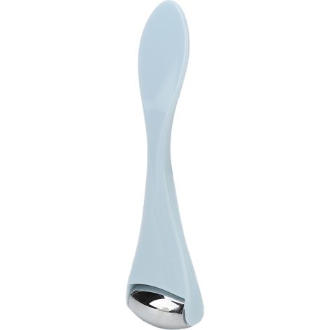 Rouleau de Massage Facial en Acier Inoxydable - Outil Anti-Âge Réutilisable - Glace Thérapeutique Bleu Clair (1/5)