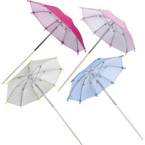 4 Pièces Parasol D’ombrage Mini pour Plantes D’extérieur, 10, 6x13, 78 (1/5)