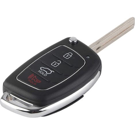 Boîtier de télécommande à 4 boutons, boîtier à clé rabattable compatible avec iX45 Santa Fe