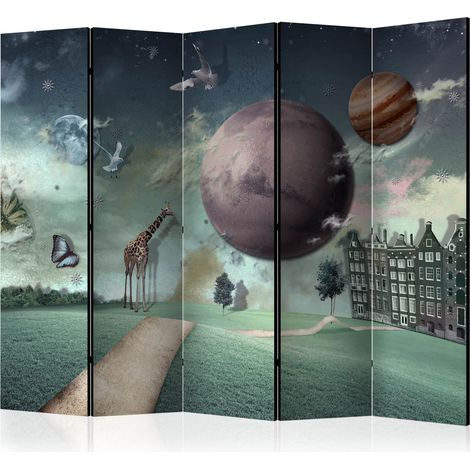 Paravento - City of the future II [Room Dividers] - 225x172 (1/4)