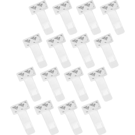 16 Porte Carte Voiture Transparents, Clips Auto Adhésifs pour Pare Brise, Support Télépéage, Porte Cartes Handicapé Voiture, Idéal pour Tickets de Parking, Cartes et Notes (1/5)