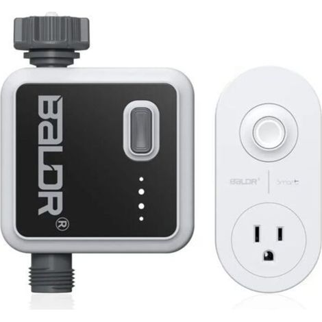 RAINPOINT Minuterie de robinet à 1 zone contrôlée par WI-FI avec passerelle de prise pour l'irrigation extérieure de la maison (1/5)