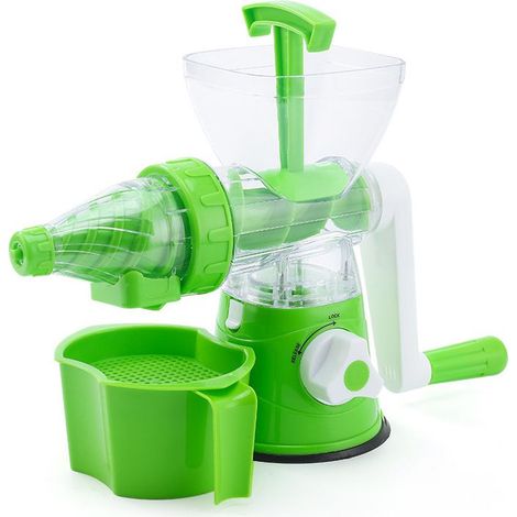 Presse-agrumes multifonction à manivelle, robot alimentaire manuel portable pour la maison, extracteur de jus manuel pour fruits et légumes (1/4)