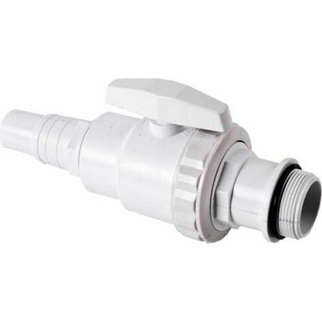 Gre-pools Absperrventil weiß Ø32/38 mm für Schwimmbäder