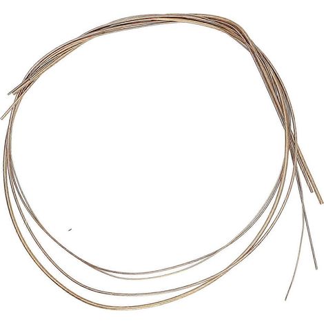 Kit de 4 fils de soudure en cuivre flexibles pour la fabrication de bijoux et la réparation électronique (0,5 mm x 0,7 mm). (1/4)