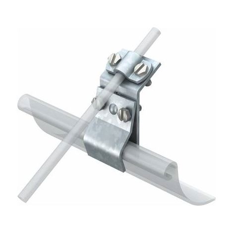 OBO Bettermann Morsetto per canaline 8-10mm acciaio zincato a fuoco, 5316014