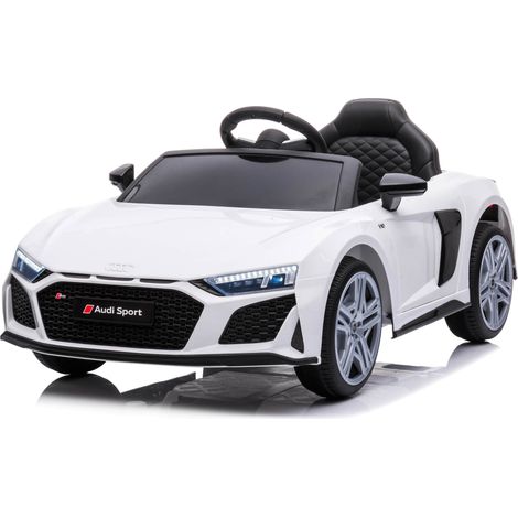 Macchina Elettrica per Bambini 12V con Licenza Audi R8 Sport Bianca