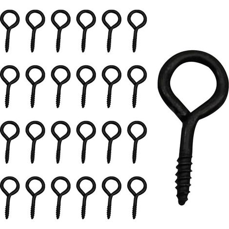 Black Eyelet Screws for Jewellery, Crafts, Photo Frames and Holiday Decoration (1/3)