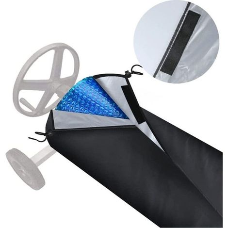 490x96cm Pool Cover Roller Waterproof Fabric Swimming Pool Cover Protective Cover for Solar Blanket Cover for Solar Tarpaulin for Swimming Pool Protective Cover