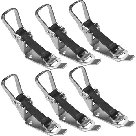 6 Pack Excavator Holders, Closing Bearing for Roof Bars, Excavator Accessories, Brush Holder, Axle Holder, Rubber Fastener, for Car, Boat, Trailer, Truck, Tools (1/5)
