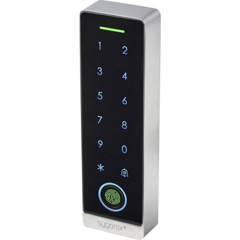 Sygonix SY-7372602 Sistema d'accesso RFID, impronte digitali Da parete 12 V/DC, 18 V/DC IP66 con tastiera illuminata, c (1/5)