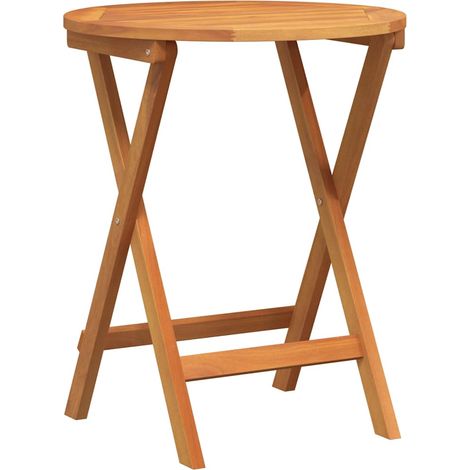 Table de jardin，Table d'extérieur pliante Naturel 60 x 60 x 72 cm CFW37589 (1/5)