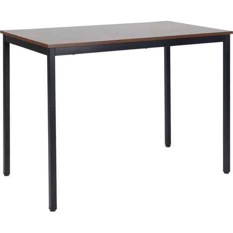 Relaxdays Tavolo da pranzo , per 4 persone, HLP: 76x110x60 cm, fino a 80 kg, effetto rovere/nero (1/5)