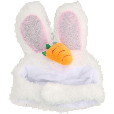 Chapeau oreilles de lapin pour chat, mignon et amusant, en peluche douce et ajustable, bandeau pour animaux de compagnie (chats et petits chiens). (1/5)