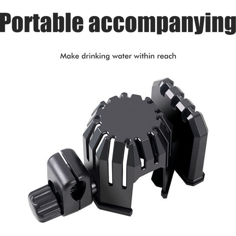 Porte-gobelet 2 en 1 pour vélo, guidon de vélo avec support pour téléphone et porte-bière pour moto (1/5)