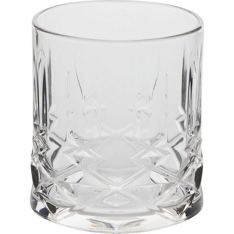 4 gobelets Gaspard transparent D8,1xH9,7cm - Atmosphera créateur d'intérieur