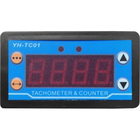 Digitaler Drehzahlmesser YH-TC01, hochpräzises LED-Display, Motordrehzahlmesser mit Hall-Effekt-Sensor (1/5)