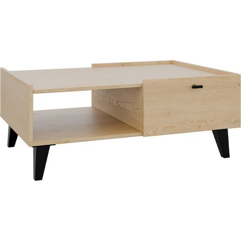 Mesa de centro Comfivo Hedera , 40x70x100cm, Diámetro: 0, Aglomerado laminado, Angular