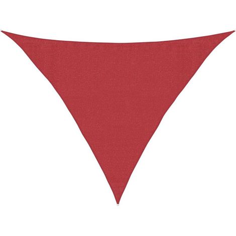 Maison Exclusive - Voile d'ombrage 160 g/m² Rouge 3,5x3,5x4,9 m PEHD (1/5)
