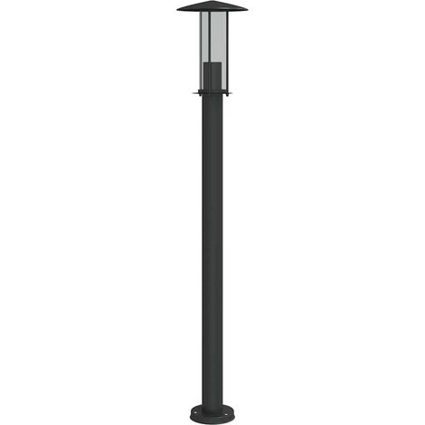Maison Exclusive - Lampada da Terra per Esterni Argento 100 cm in Acciaio Inox (1/5)
