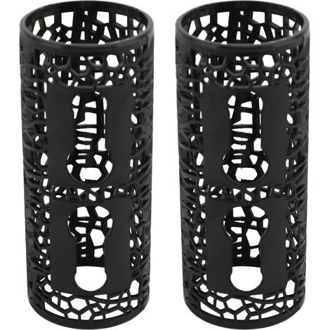 Lot de 2 tunnels pour poissons avec ventouse, tunnels creux pour la décoration d'aquarium (1/5)
