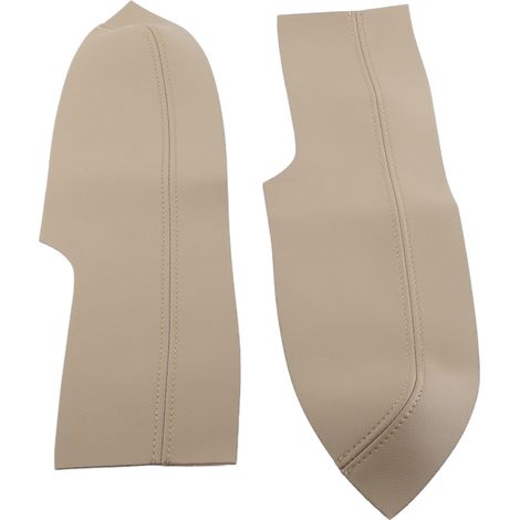 Accoudoir de Portière Avant Protection Anti-Rayures en Microfibre Cuir Beige - Lot de 2 Remplaçants pour Civic 2005-2011 (1/5)
